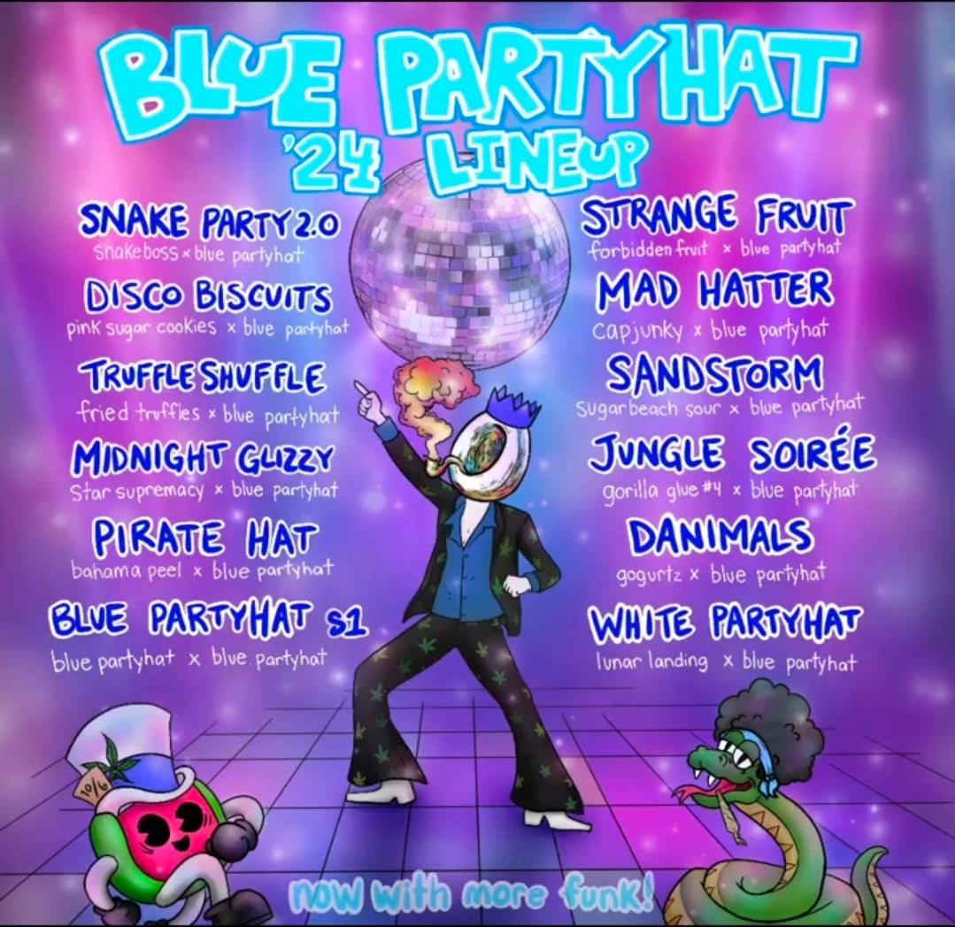 Blue Party Hat Fem Lineup